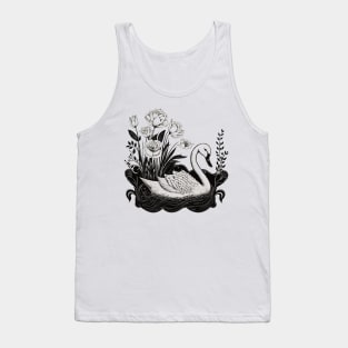 Beautiful Swan Tank Top